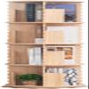 360° Rotating Multi-Tier Bookshelf for Desk, Easy to Disassemble view 1