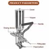 YANDDEA Commercial Stainless Steel Churro Maker, 5 L, Manual Donut Filling Machine view 3