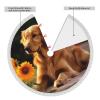 47.9-Inch Rustic Farmhouse Dog with Flower Christmas Tree Skirt view 3