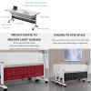 Folding Training and Seminar Table with Steel Panel and Quiet Casters view 3