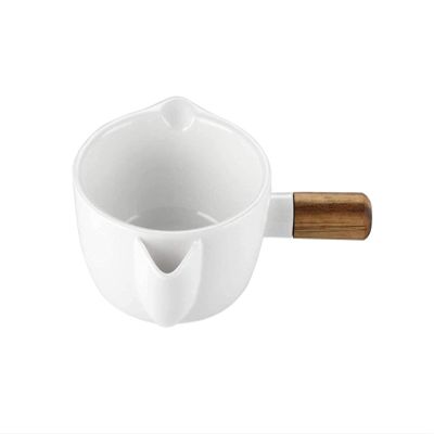 FENBNMK Ceramic Oil and Vinegar Dispenser with Fat Separator