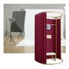 Mobile Changing Room with Privacy Screen, Red, 85 x 80 x 200 cm view 1