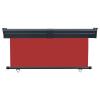 Xichuzi Balcony Side Awning, Wind and Privacy Screen, Retractable, 160 x 250 cm, Red view 4