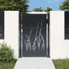 Somanki Garden Gate Anthracite 105 x 155 cm Steel, Grass Design view 1
