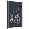 Somanki Garden Gate Anthracite 105 x 155 cm Steel, Grass Design view 2