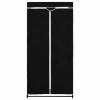 Xichuzi Wardrobe, Bedroom Closet, Multipurpose Storage Cabinet, Black, 75 × 50 × 160 cm view 4