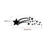 SLEDEZ Decorative Acrylic Mirror Wall Stickers, Black view 3