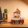 Sunflower Scarecrow Doll – Harvest Figure and Candy Basket view 2