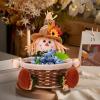 Sunflower Scarecrow Doll – Harvest Figure and Candy Basket view 3