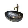Antique Ceramic Countertop Bathroom Vessel Sink view 1