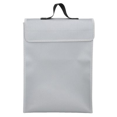Fireproof Document Bag, 40 x 7 x 30 cm, 700°C Double-Layer Zipper Bag