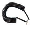 9-Core Coiled Mechanical Telescopic Spring-Wire Cable, 13 AWG Pure Copper, 2.5 mm², 9 m view 1
