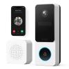 aosu 2K Video Doorbell with Camera, 170° Wide Angle, Package Detection view 1