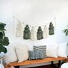 Ericetion Macramé Christmas Tree Wall Hanging with Tassels and Wood Beads view 4