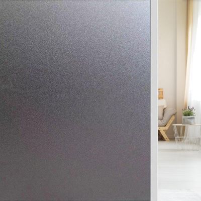 Window Film Sun Protection 80 x 800 cm, Heat Insulation, Reflective, UV-Blocking, Static Cling, Matte Black