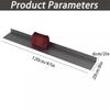 Generic Floating Wall Shelf, 1 Pc. Metal Shelf with Integrated LED Lighting, Gray, 47 in. view 2