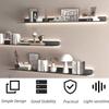 Generic Floating Wall Shelf, 1 Pc. Metal Shelf with Integrated LED Lighting, Gray, 47 in. view 4