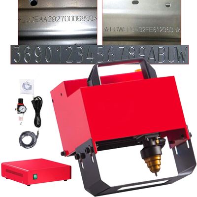 YXZYFPP Portable Pneumatic Needle Marking Machine, Air-Powered Metal Marker (TypeD)