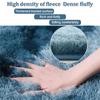 Homesally Shaggy High-Pile Plush Non-Slip Washable Area Rug, Modern Decor for Bedroom and Living Room, Pink #2, 100 x 160 cm view 2