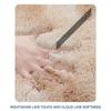 Homesally Shaggy High-Pile Plush Non-Slip Washable Area Rug, Modern Decor for Bedroom and Living Room, Pink #2, 100 x 160 cm view 3