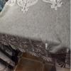 Aotiwe Gray Chenille Curtains for Living Room, 2-Piece Set, 132 x 160 cm view 4