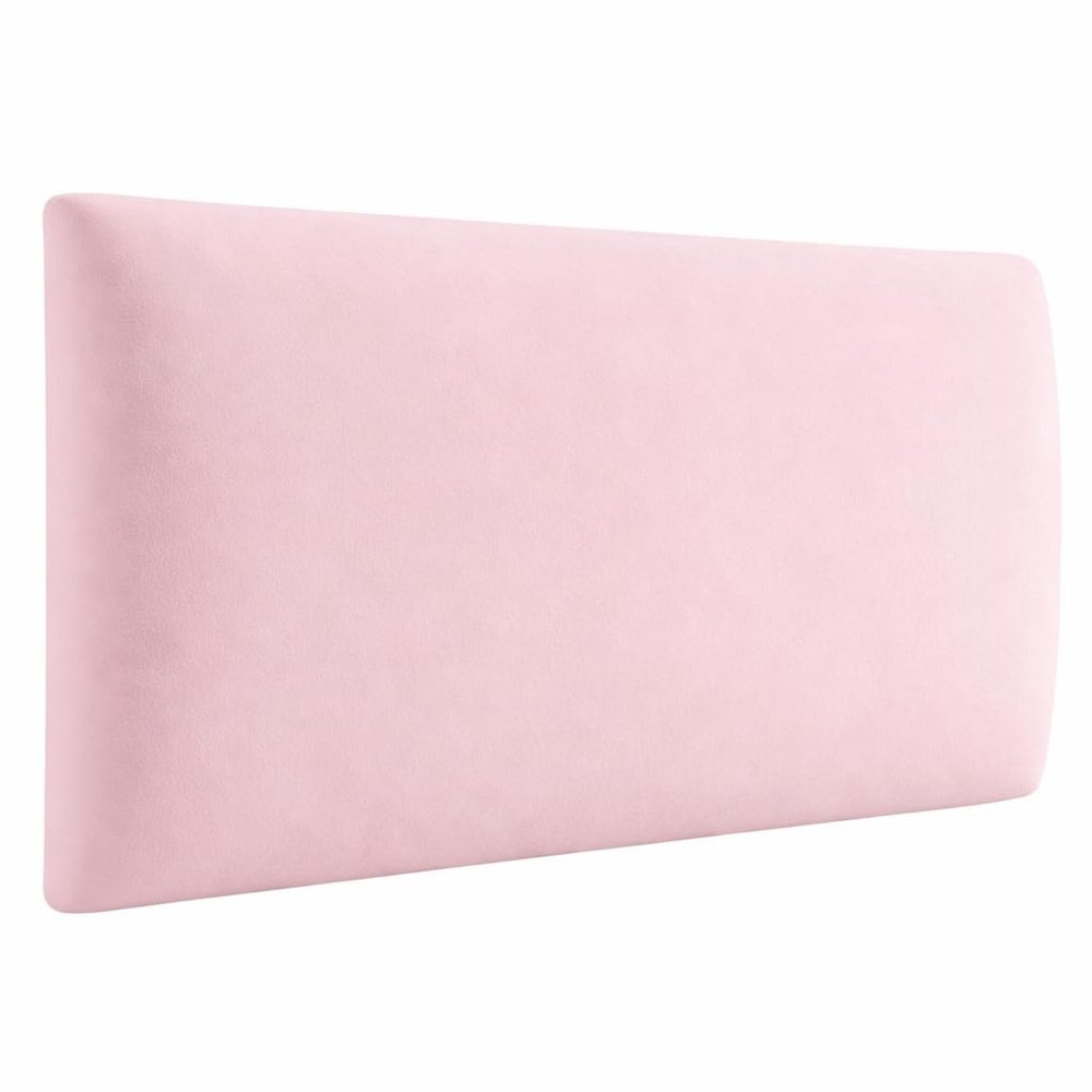 Angelo Wall Upholstery, 3D Wall Panels, Bed Wall Cushion, Powder Pink, 40 x 30 cm