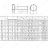NUZBCPETR Steel Hex Bolts (M16 × 1.5 × 45 mm) view 4