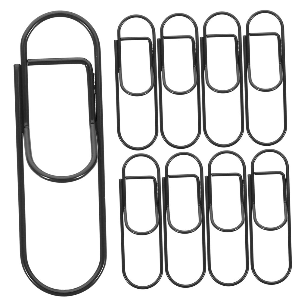 HAPINARY 20-Piece Metal Paper Clips, Multi-Purpose Invoice Clips, Pen Clips for the Office, Small Document Clips in a Unique Shape
