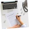 HAPINARY 20-Piece Metal Paper Clips, Multi-Purpose Invoice Clips, Pen Clips for the Office, Small Document Clips in a Unique Shape view 4