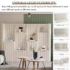 Expandable Folding Room Divider with Storage Shelves, Privacy Screen (5.9 x 9.84 ft) view 2