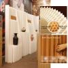 Expandable Folding Room Divider with Storage Shelves, Privacy Screen (5.9 x 9.84 ft) view 3
