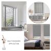 Jolan Indoor Wooden Blinds, 50 mm Slats, Gray Solid Wood, 40–150 cm Wide, 80 × 130 cm view 4