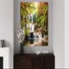 Feeby Canvas Wall Art - Waterfall Zen Stones - 80 x 80 cm view 3