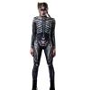 Women's 3D Skeleton Halloween Jumpsuit view 1