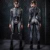 Women's 3D Skeleton Halloween Jumpsuit view 2