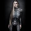 Women's 3D Skeleton Halloween Jumpsuit view 3