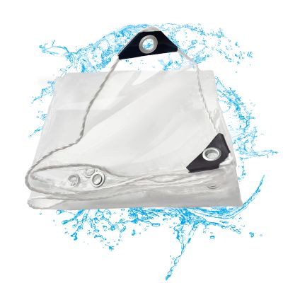 Transparent, Durable Waterproof Tarp, 420 g/m²
