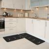 VOSERY Kitchen Mats, 2-Piece Set, Abstract Starry Sky and Moon, Anti-Fatigue, Non-Slip, Washable view 2