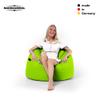 Nadimaideal Drop-Shaped Bean Bag Chair, Chestnut | Floor Cushion for Children & Adults | Indoor & Outdoor | Gaming Bean Bag | EPS Bead Filling (Kiwi, XL, 77 cm Diameter) view 2
