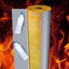 MZQMK Heat-Resistant Heating Pipe Insulation, Self-Adhesive Glass Wool with Aluminum Foil, Waterproof and Flame-Retardant, 1 m, 133 mm ID, 50 mm Thick view 4