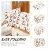 Mnsruu Foldable Storage Baskets with Lids, Garden Gnome Christmas Storage Boxes, Clothing Baskets view 4