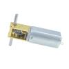 Worm Gear 1218-050 Single-Shaft Electronic Starter Motor, Smart Cart, 3V/6V/12V Miniature DC Low-Speed Gear Motor, Dual-Shaft (3V, 95 RPM, Single Axis) view 2