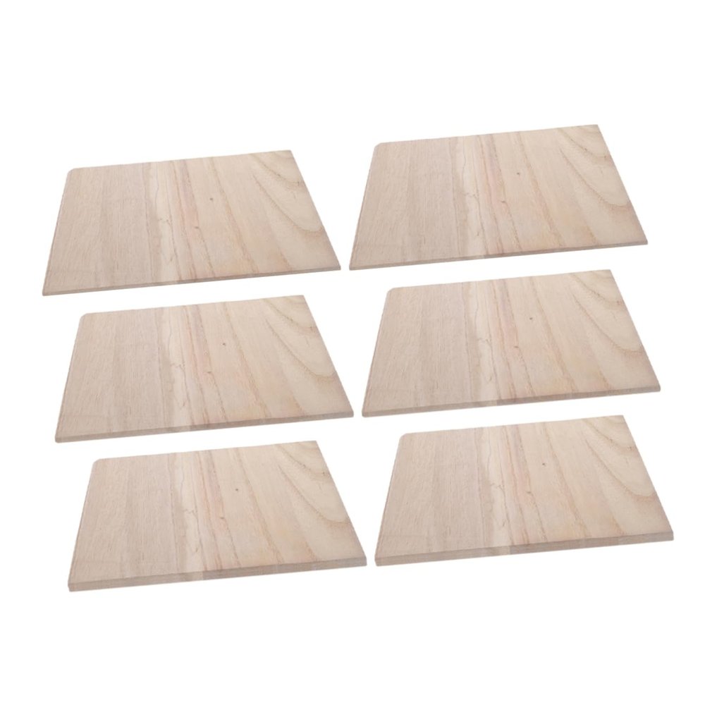 BESPORTBLE 6-Piece Wooden Taekwondo Breaking Boards for Karate and Boxing Training
