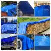 Waterproof Tarp 3.5 x 5 m, 500 g/m², with Grommets and Reinforced Corners, Blue view 2