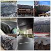 Waterproof PVC Tarp with Eyelets, 1.2 x 4.5 m, Reinforced Corners, Black view 2
