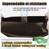 Waterproof PVC Tarp with Eyelets, 1.2 x 4.5 m, Reinforced Corners, Black view 4