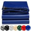 Extra-Thick 1.5 x 2.4 m Polyethylene Tarpaulin, 500 g/m² PVC-Coated, Waterproof and Tear-Resistant, Blue view 1