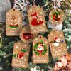 Stakee 50-Pack Kraft Paper Merry Christmas Gift Tags with String view 2