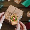 Stakee 50-Pack Kraft Paper Merry Christmas Gift Tags with String view 4