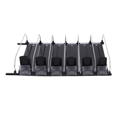 Baxnore Self-Pushing Can Organizer, Automatic Beverage Pusher with Adjustable Width, Can Dispenser Pusher (38 cm)